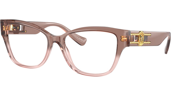 Occhiali da vista Versace VE3347 5435 Rosa Trasparente – Giulietti