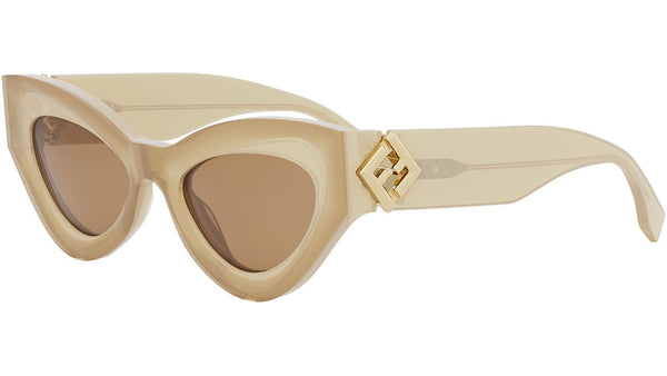 Occhiali da sole Fendi FE40146I 57E Beige – Giulietti e Guerra display picture 3
