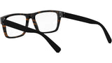 Aluminium Havana Rectangular Eyeglasses
