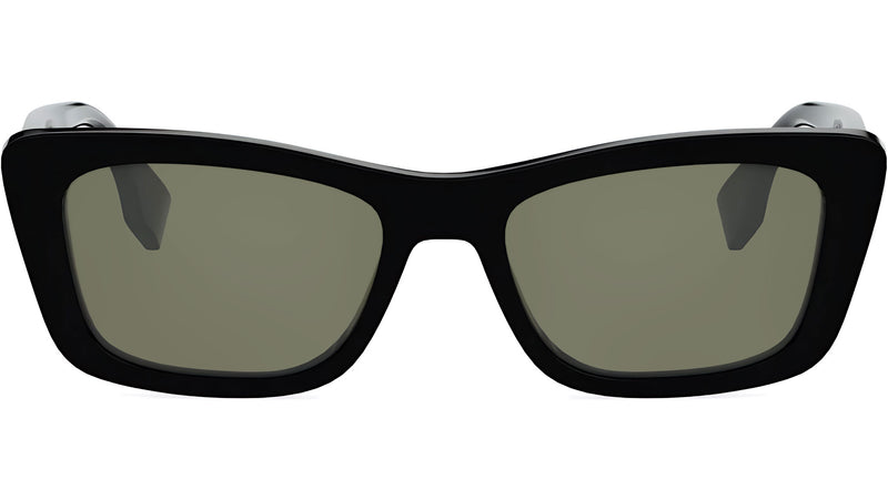 Lettering Black Geometric Sunglasses