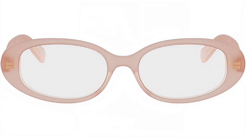 Triomphe Mini Orange Oval Sunglasses