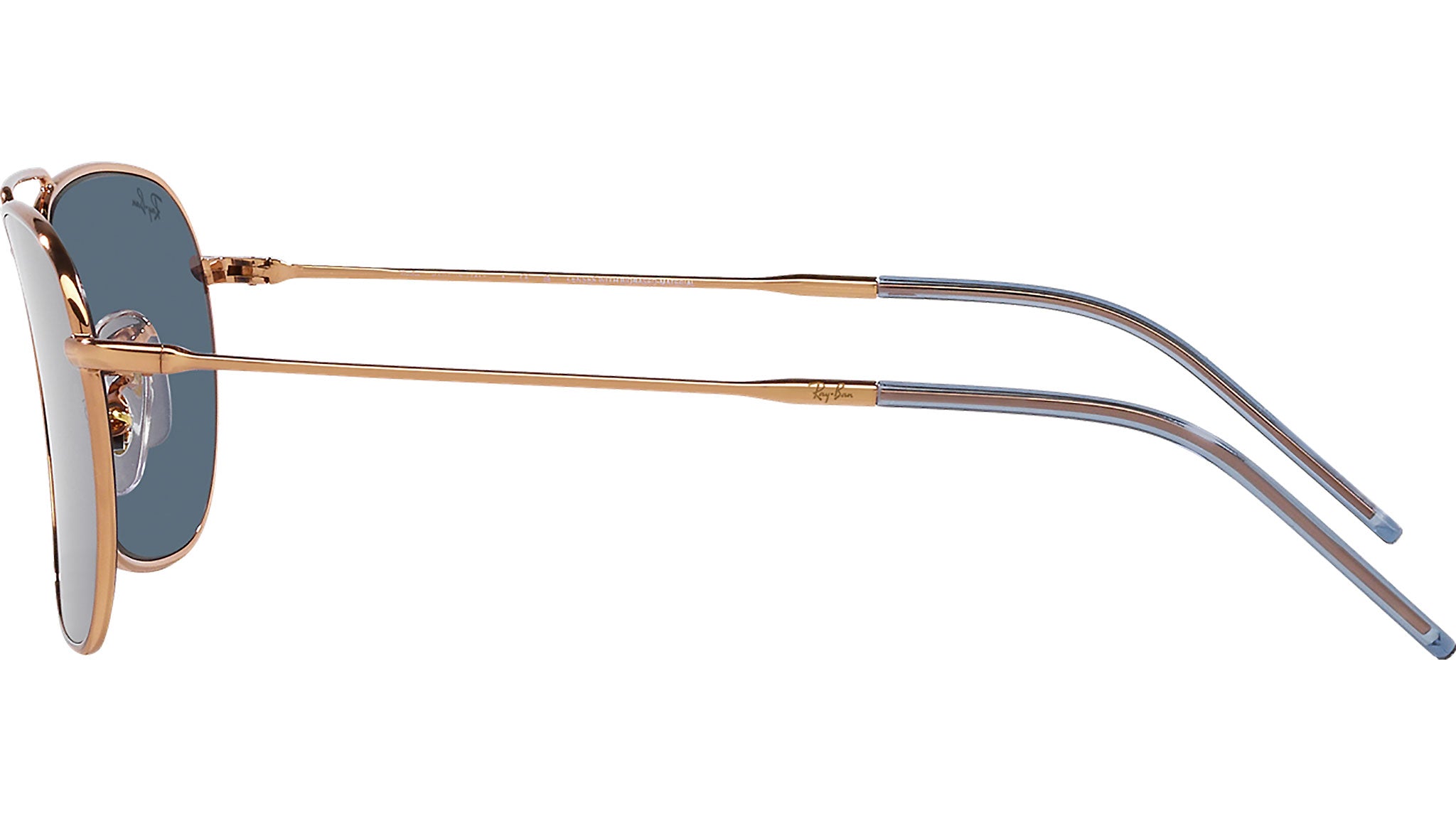 現行 極美品 Ray-Ban CARAVAN REVERS RBR0102S Ray-Ban occhiali da sole Caravan Reverse RBR0102S 92023A Oro Rosa