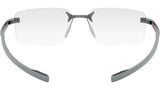 Flex Silver Rectangular Eyeglasses