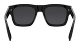 B.zero1 Black Geometric Sunglasses