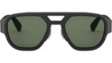 Aluminium Black Pilot Sunglasses