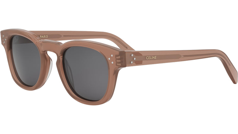 3 Dots Orange Square Sunglasses