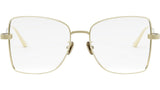 CDiorO B1F Light Gold Butterfly Eyeglasses