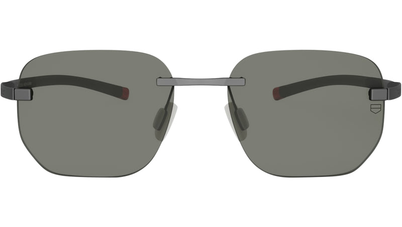 Flex Black Geometric Sunglasses