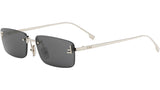 Fendi First Crystal Light Gold Square Sunglasses