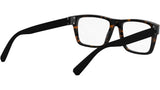 Aluminium Havana Rectangular Eyeglasses