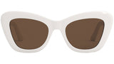 DiorBobby R1U White Cat Eye Sunglasses