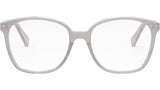 CELINE Thin Milky Grey Glitter Geometric Eyeglasses