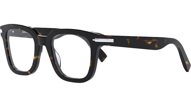 DiorBlackSuitO S10I Havana Square Eyeglasses