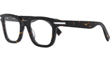 DiorBlackSuitO S10I Havana Square Eyeglasses
