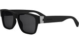Bvlgari Aluminium Black Geometric Sunglasses