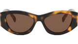 Triomphe Tortoise Geometric Sunglasses