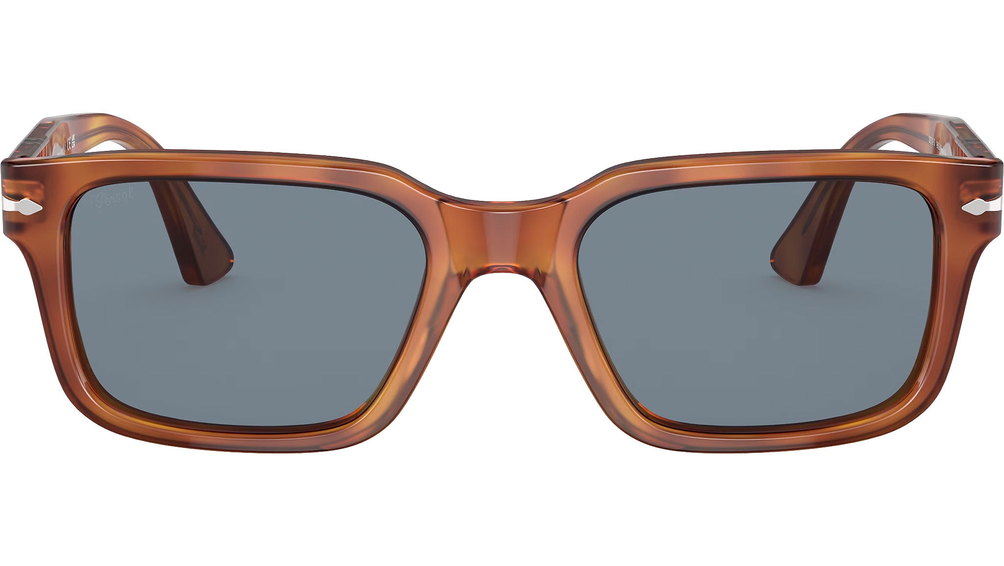 Occhiali da sole Persol terra di siena 96/56 lenti azzurro
