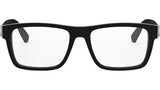 Aluminium Black Rectangular Eyeglasses