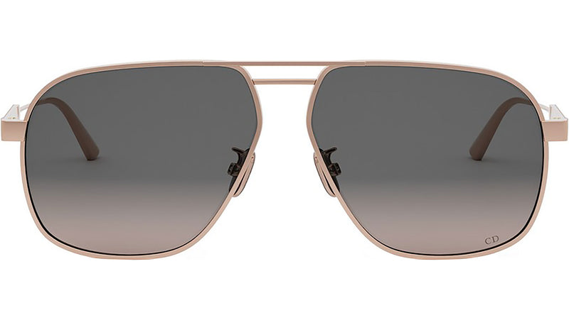 DiorCannage A3U Rose Gold Pilot Sunglasses