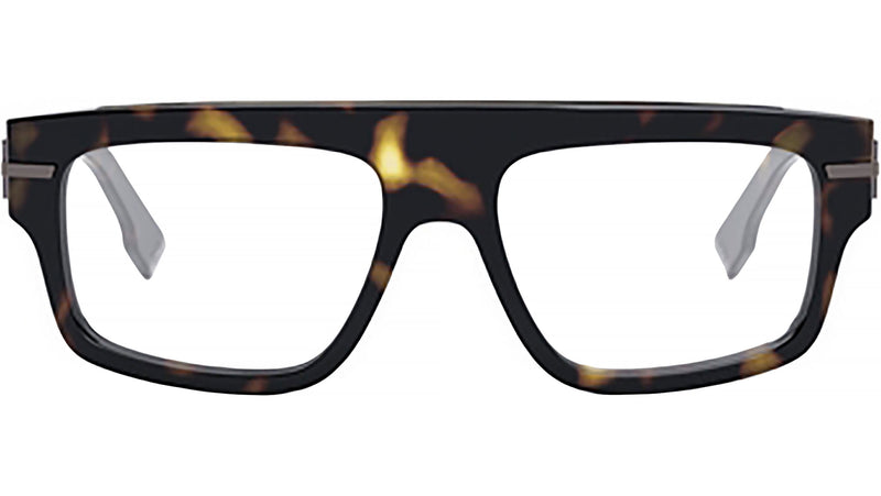 Fendigraphy Havana Rectangular Eyeglasses
