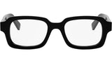 3 Dots Black Geometric Eyeglasses