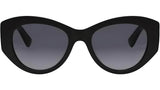 Tubogas Black Oval Sunglasses