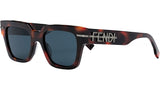 Fendigraphy Havana Rectangular Sunglasses
