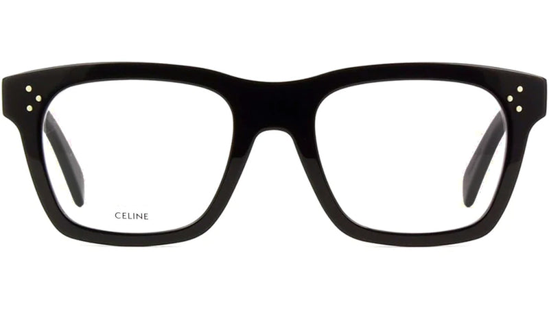 CELINE 3 Dots Black Rectangular Eyeglasses