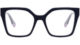 Fendi Way Blue Square Eyeglasses