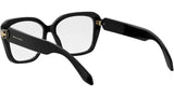Serpenti Forever Black Geometric Eyeglasses