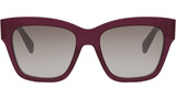 Triomphe Red Geometric Sunglasses