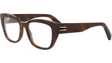 B.zero1 Havana Geometric Eyeglasses