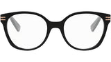 B.zero1 Black Round Eyeglasses