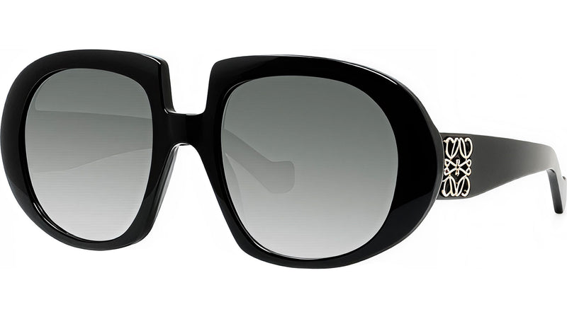 Anagram Black Geometric Sunglasses