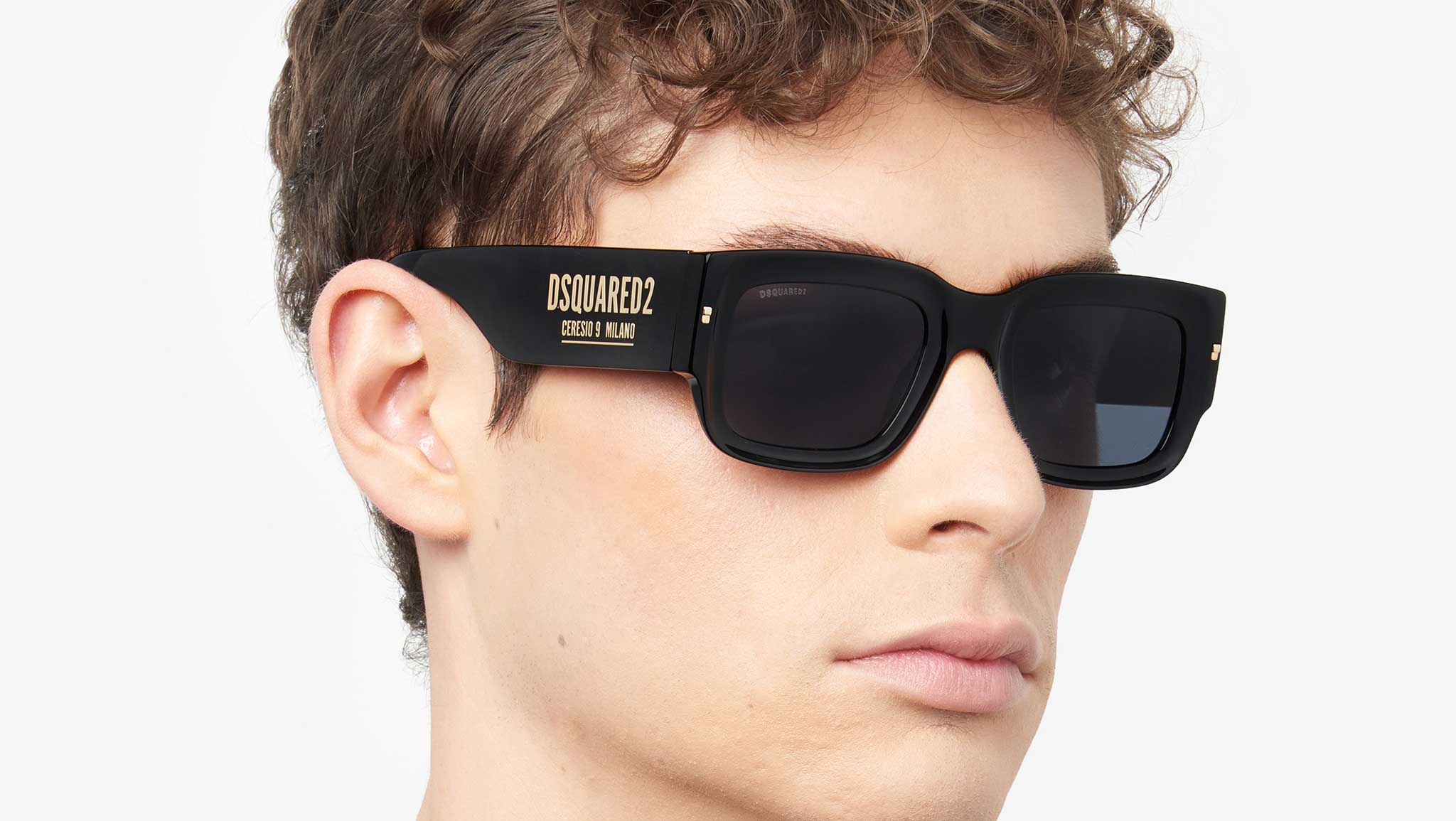 Dsquared2 D2 0089/S - 2M2 IR Oro Nero | Occhiale Da Sole Uomo - Foto 11