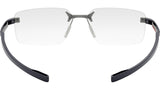 Flex Silver Rectangular Eyeglasses