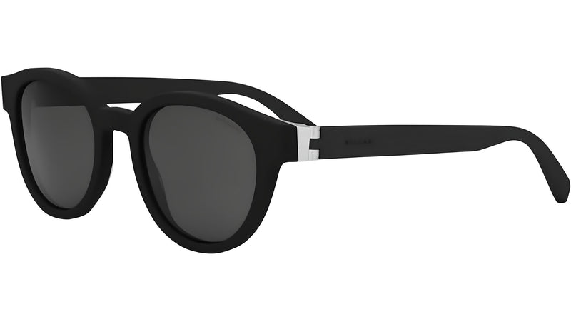 Bvlgari Aluminium Matte Black Round Sunglasses