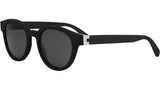 Bvlgari Aluminium Matte Black Round Sunglasses
