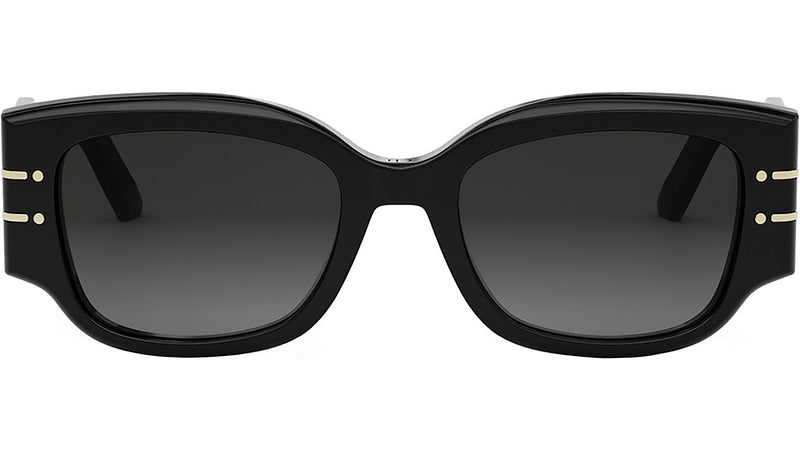 DiorSignature 13I Shiny Black Geometric Sunglasses