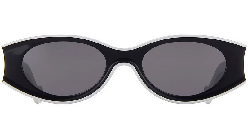 Paula's Ibiza Black Oval Sunglasses