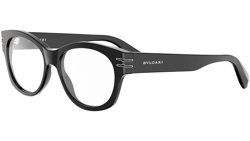 Bvlgari Aluminium Black Rectangular Eyeglasses