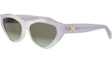 Triomphe Purple Cat Eye Sunglasses