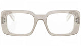 CELINE 3 Dots Brown Rectangular Eyeglasses