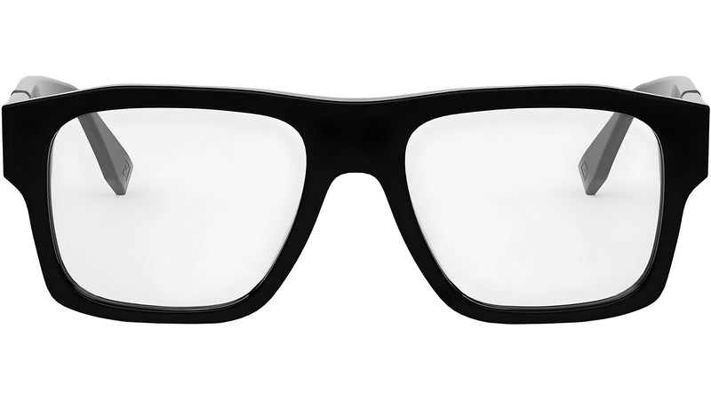 Fendi Diagonal Black Pilot Eyeglasses