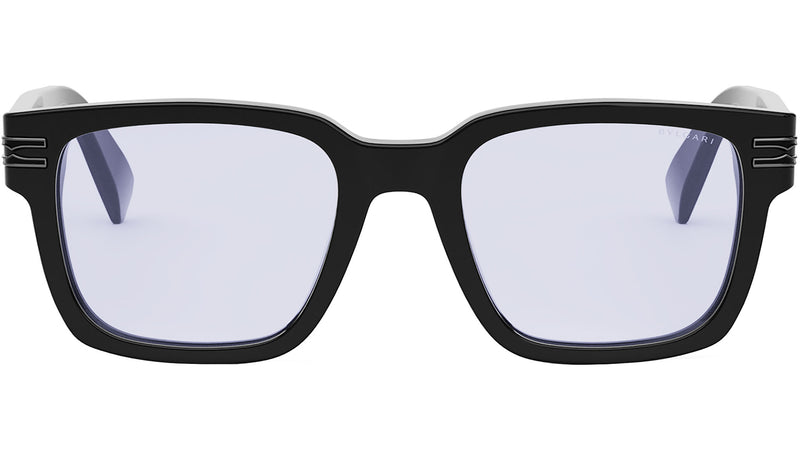 B.zero1 Black Geometric Eyeglasses