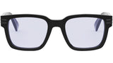 B.zero1 Black Geometric Eyeglasses