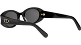 DiorGlow B3I Black Oval Sunglasses