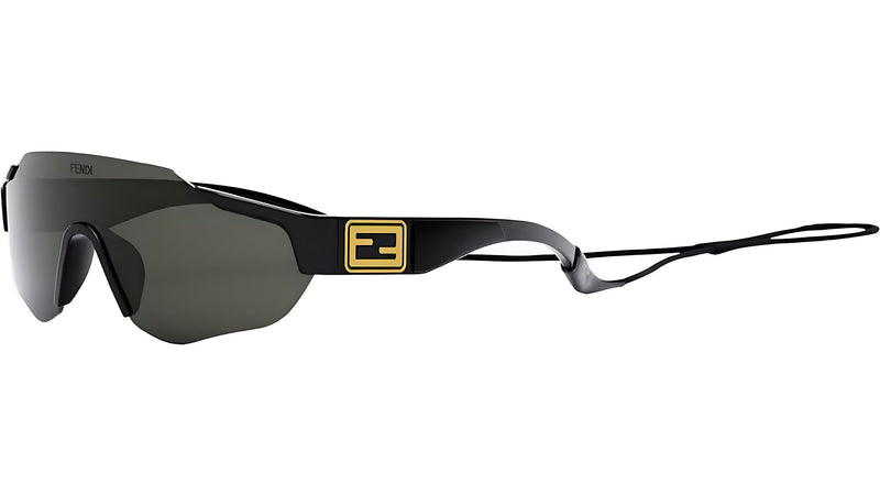 Fendi Sport Black Geometric Sunglasses