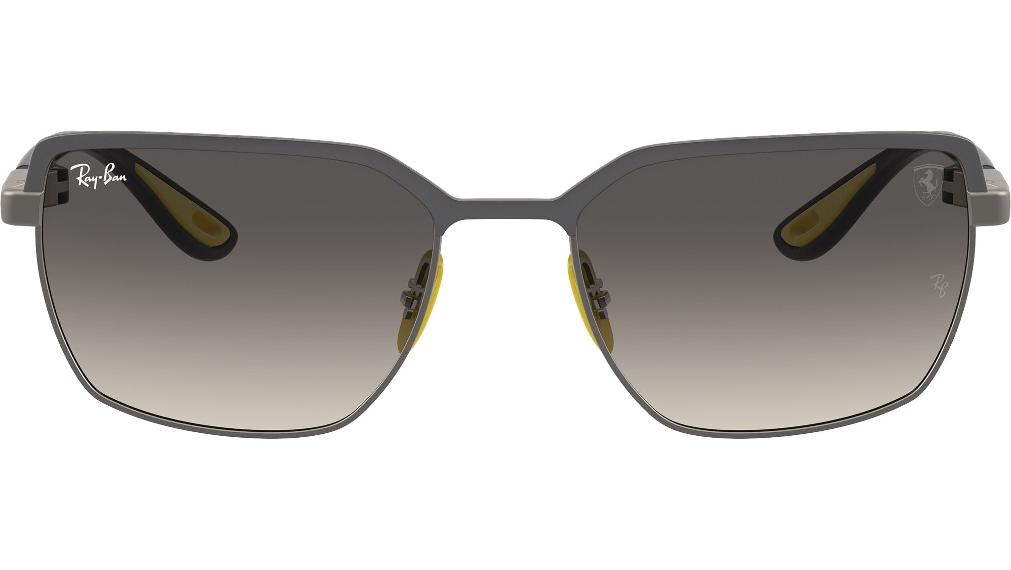 Occhiali da sole Ray-Ban Ferrari RB3743M F10111 Grigio su Canna di