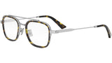 NeoDiorO S6F Shiny Silver Geometric Eyeglasses